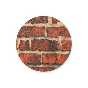 Sousplat-em-Tecido-Jacquard-Estampado-Parede-Tijolo-Barro