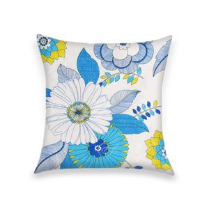 almofada-tecido-jacquard-estampado-floral-azul-verde