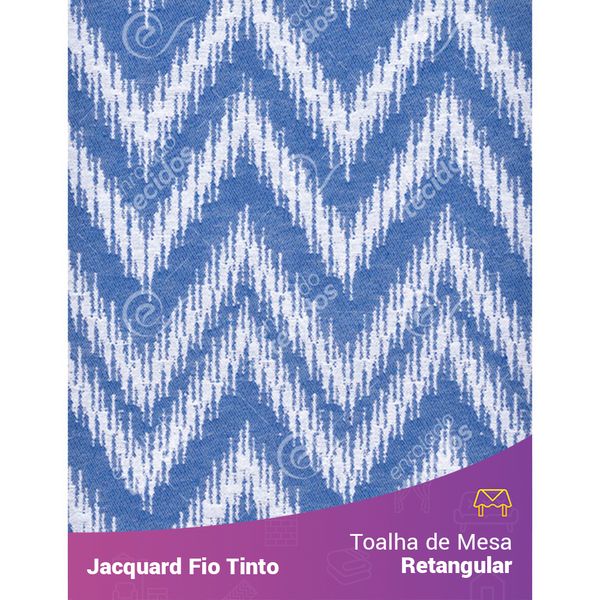 Toalha-Retangular-em-Tecido-Jacquard-Azul-Royal-e-Branco-Chevron-Fio-Tinto
