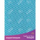 Toalha-de-Mesa-Retangular-em-Tecido-Jacquard-Estampado-Arabesco-Azul-Turquesa