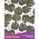 Toalha-de-Mesa-Retangular-em-Tecido-Jacquard-Estampado-Floral-Costela-de-Adao-Verde-Musgo
