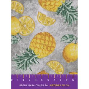 tecido-tricoline-frutas-abacaxi