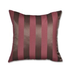 almofada-tecido-jacquard-marrom-e-vermelho-listrado-tradicional