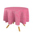 toalha-redonda-tecido-jacquard-rosa-pink-chiclete-medalhao-tradicional