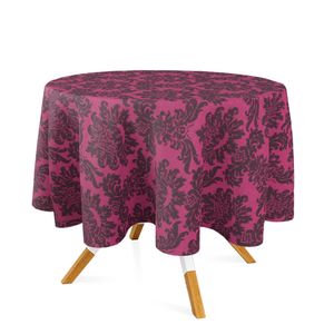 toalha-redonda-tecido-jacquard-pink-e-preto-medalhao-tradicional