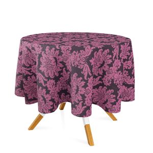 toalha-redonda-tecido-jacquard-rosa-e-preto-medalhao-tradicional