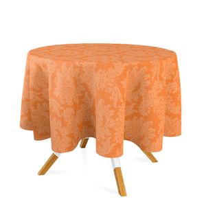 toalha-redonda-tecido-jacquard-laranja-medalhao-tradicional
