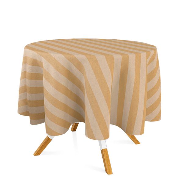 toalha-redonda-tecido-jacquard-dourado-listrado-tradicional