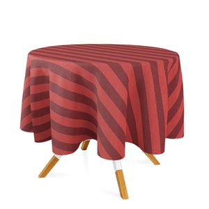 toalha-redonda-tecido-jacquard-vermelho-e-preto-listrado-tradicional