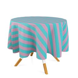 toalha-redonda-tecido-jacquard-azul-tiffany-e-rosa-listrado-tradicional