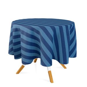 toalha-redonda-tecido-jacquard-azul-escuro-listrado-tradicional
