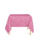 toalha-quadrada-tecido-jacquard-rosa-pink-chiclete-medalhao-tradicional