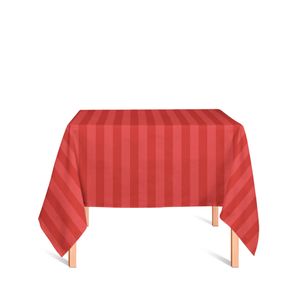 toalha-quadrada-tecido-jacquard-vermelho-listrado-tradicional