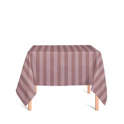 toalha-quadrada-tecido-jacquard-rose-e-marrom-listrado-tradicional