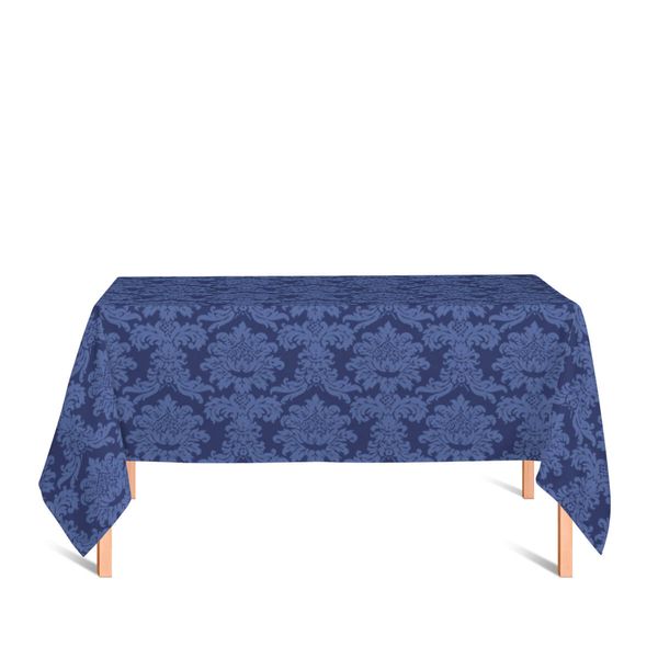 toalha-retangular-tecido-jacquard-azul-marinho-medalhao-tradicional