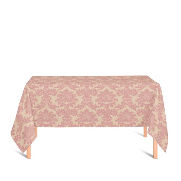 toalha-retangular-tecido-jacquard-rosa-envelhecido-e-dourado-medalhao-tradicional