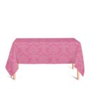toalha-retangular-tecido-jacquard-rosa-pink-chiclete-medalhao-tradicional