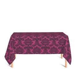 toalha-retangular-tecido-jacquard-pink-e-preto-medalhao-tradicional