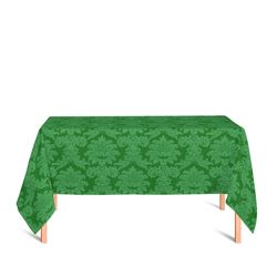 toalha-retangular-tecido-jacquard-verde-medalhao-tradicional