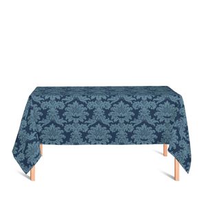 toalha-retangular-tecido-jacquard-azul-marinho-e-turquesa-medalhao-tradicional