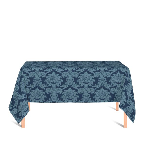 toalha-retangular-tecido-jacquard-azul-marinho-e-turquesa-medalhao-tradicional