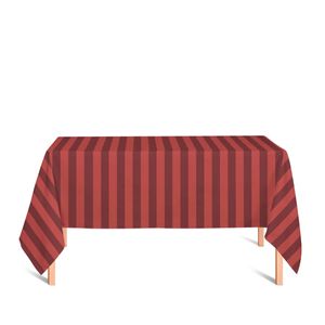 toalha-retangular-tecido-jacquard-vermelho-e-preto-listrado-tradicional