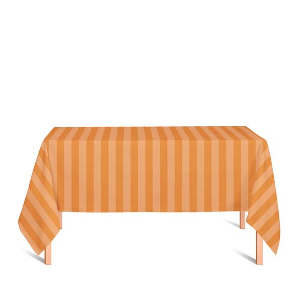 toalha-retangular-tecido-jacquard-laranja-listrado-tradicional