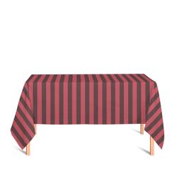 toalha-retangular-tecido-jacquard-marrom-e-vermelho-listrado-tradicional