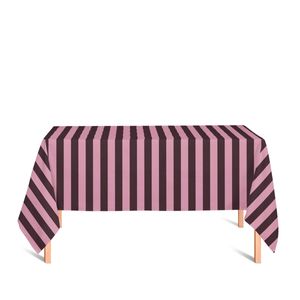toalha-retangular-tecido-jacquard-rosa-e-marrom-listrado-tradicional