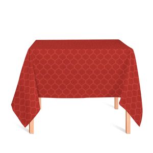 toalha-quadrada-tecido-jacquard-vermelho-geometrico-tradicional