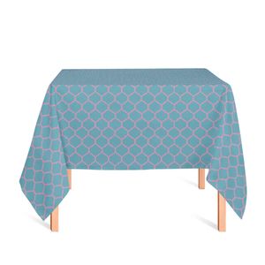 toalha-quadrada-tecido-jacquard-azul-tiffany-e-rosa-geometrico-tradicional