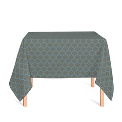 toalha-quadrada-tecido-jacquard-azul-e-dourado-geometrico-tradicional