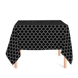 toalha-quadrada-tecido-jacquard-preto-e-cru-geometrico-tradicional