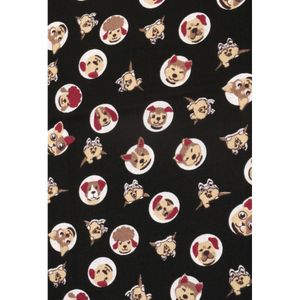 tecido-tricoline-estampado-enrolado-pet-cachorros-fundo-preto