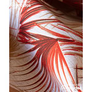 Tecido-Impermeavel-Acqua-Mene-Palm-Vermelho---140m-de-Largura
