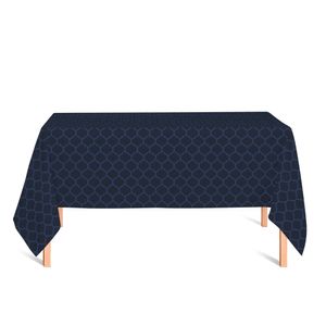 toalha-retangular-tecido-jacquard-azul-marinho-geometrico-tradicional