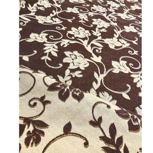 Jacquard-Fio-Tinto-Floral-Marrom-Bege