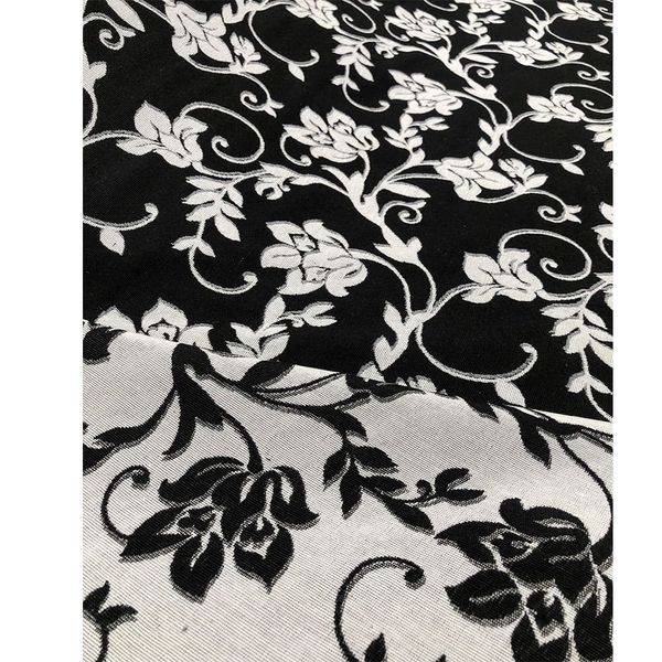 Jacquard-Fio-Tinto-Floral-Preto-Branco