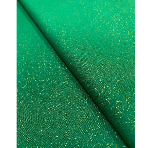 tecido-tricoline-estampado-floral-dourado-verde-2