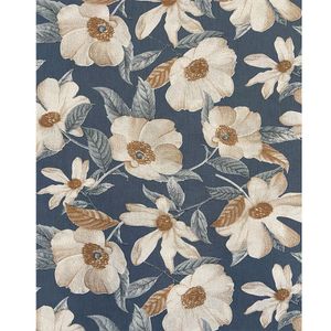 tecido-percal-estampado-floral-bege-fundo-azul-150
