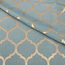 tecido-jacquard-azul-dourado-geometrico-detalhe