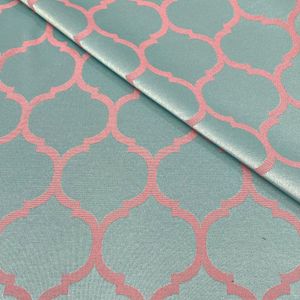 tecido-jacquard-azul-tiffany-rosa-geometrico