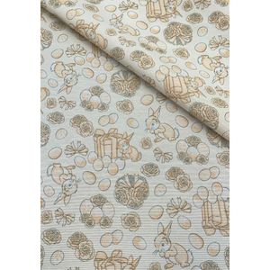 tecido-jacquard-estampado-coelho-pascoa-laranja