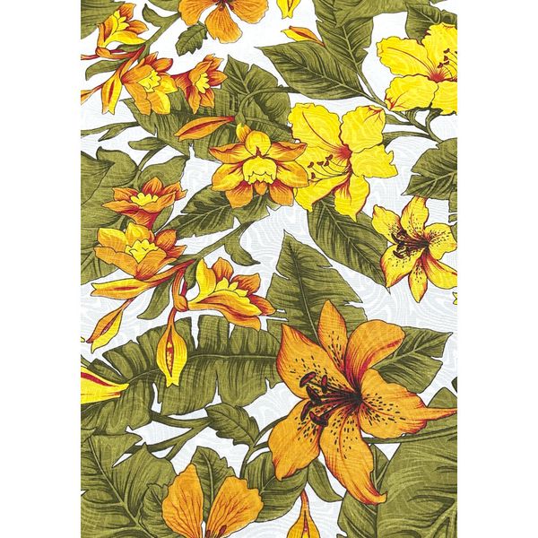 tecido-jacquard-estampado-flor-hibiscus-amarelo