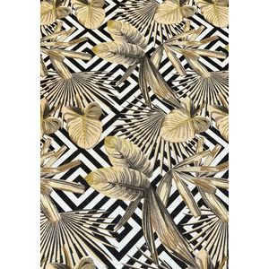 tecido-jacquard-estampado-tropical-folhagem-bege-geometrico