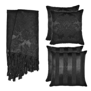 kit-1-manta-4-capas-de-almofada-em-tecido-jacquard-tradicional-preto