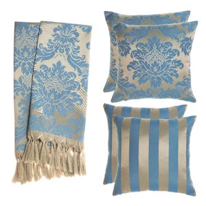 kit-1-manta-4-capas-de-almofada-em-tecido-jacquard-tradicional-azul-e-dourado