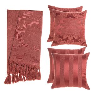 kit-1-manta-4-capas-de-almofada-em-tecido-jacquard-tradicional-vinho-marsala