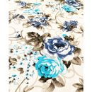 tecido-percal-estampado-floral-azul-folhas-cinza