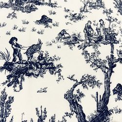tecido-jacquard-estampado-toile-de-jouy-azul-marinho